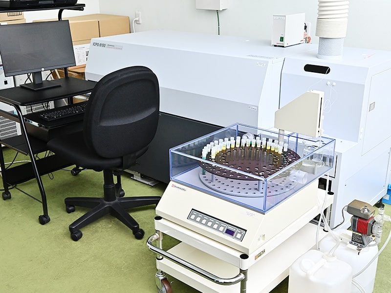 高周波プラズマ発光分光分析装置(ICP-AES)